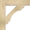 Ekena Millwork Olympic Block Rough Sawn Bracket, Douglas Fir, 4"W x 22"D x 22"H BKT04X22X22OLY05RDF - alternate 2